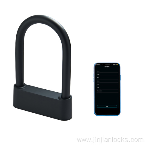 Smart fingerprint motorcycle ebike bicycle D lock